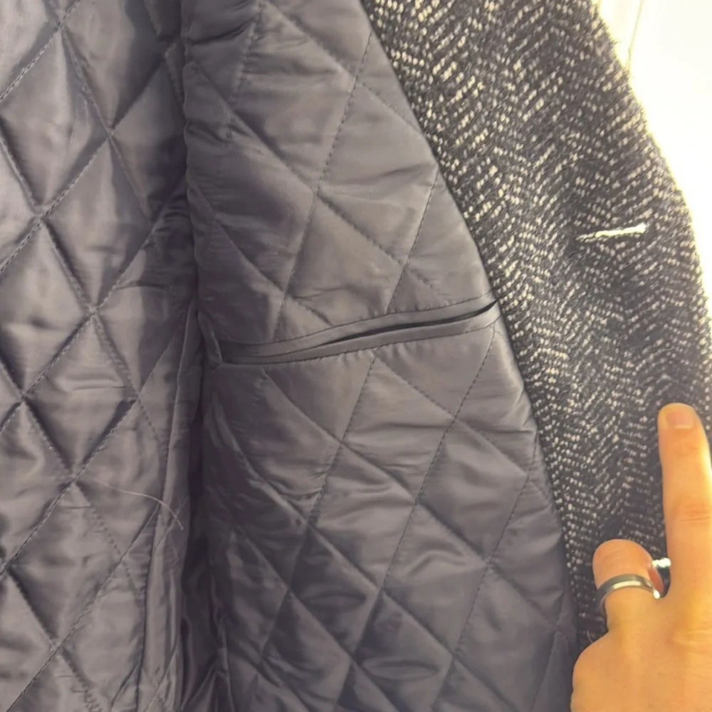 J Crew wool blend top coat. Worn only twice! Like new